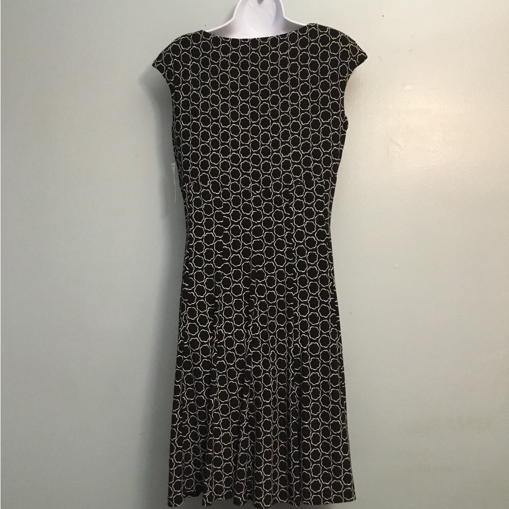 American Living Black and White Patterned Midi Dress - Picture 6 of 15